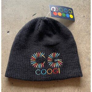 Vintage COOGI Australia Beanie Black Men’s HAT Multicolor Sz One Size
